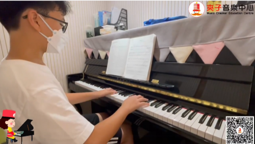 #夾子古典鋼琴學生日常分享 今日由夾子學員卓朗帶給大家隨堂曲目ABRSM五級的《Allegro》